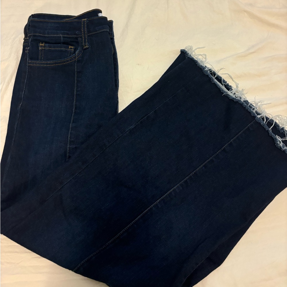 O2 denim wide leg jeans